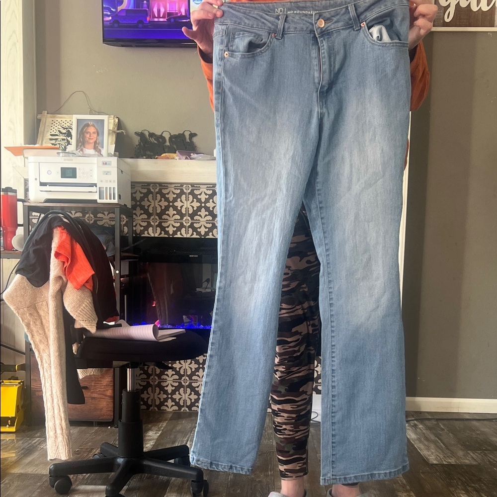 No Boundaries Light Blue Women's Boot Cut Jeans